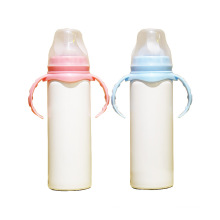 100% Food Grade 8oz Kids Sublimation Tumbler Portable Travel Baby Bottle BPA Free Sport Drinking Water Bottles With Custom Logo